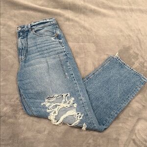 American Eagle Highest Rise Baggy Straight Jeans